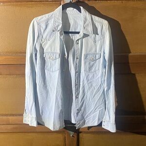 NWT GAP Sky Blue Button Down Shirt